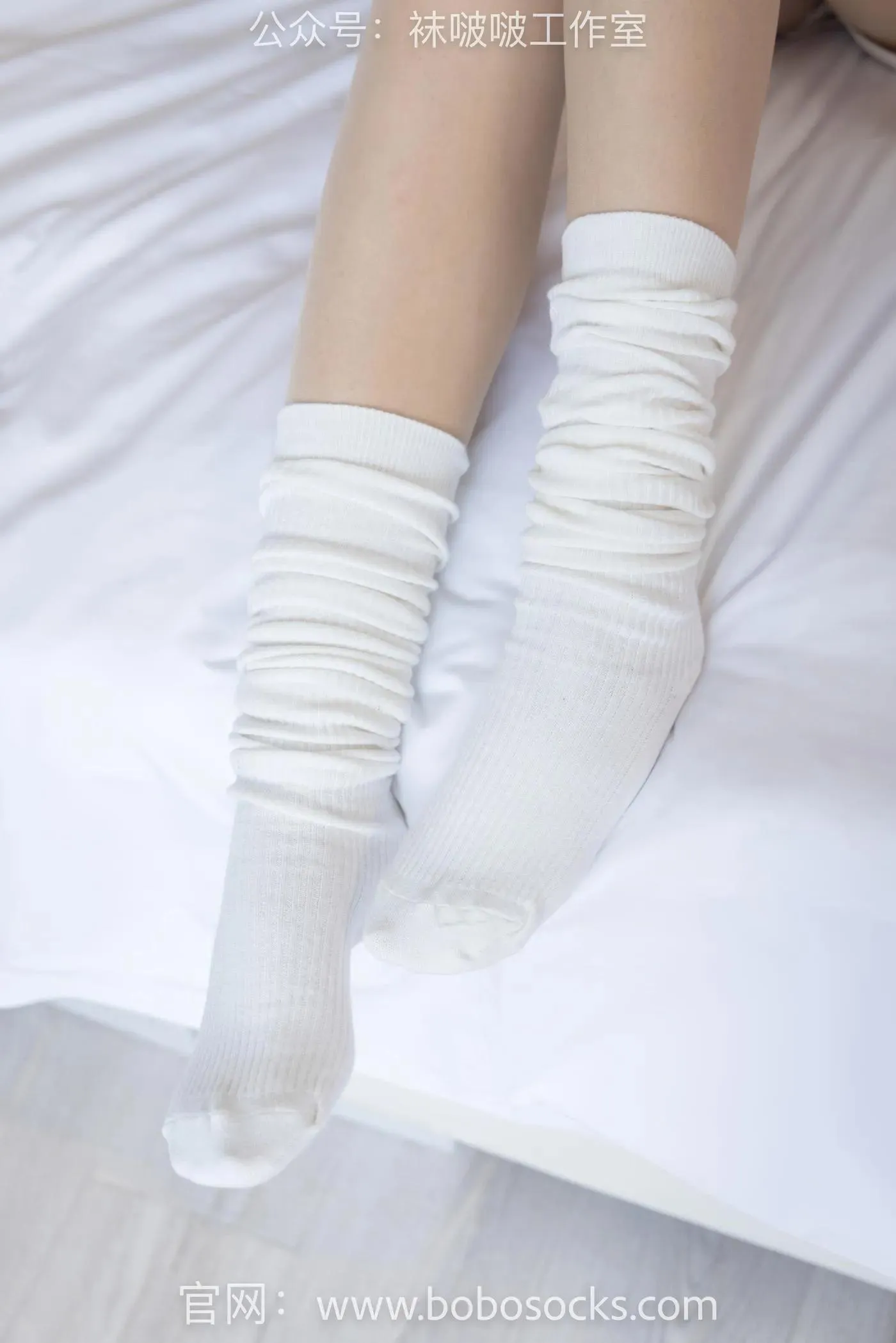 [BoBoSocks袜啵啵]NO.107 小安-平底鞋、白棉袜、肉丝 [140P]插图5